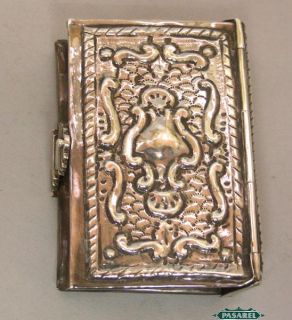 Miniature Hebrew Prayer Book Silver Binding Venice 1731