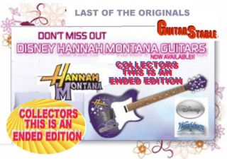 YOU WILL NEVER AGAIN BE ABLE TO OWN A HANNAH MONTANA GUITAR