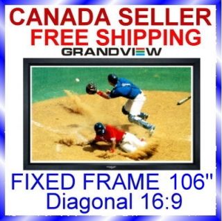 Grandview LF PU106 106 Permanent Fixed Frame Screen