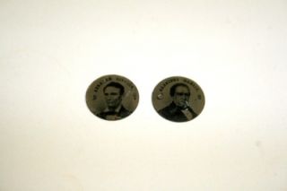  President Abraham Lincoln and Hamlin Campaign Ferrotype Pictures 1860