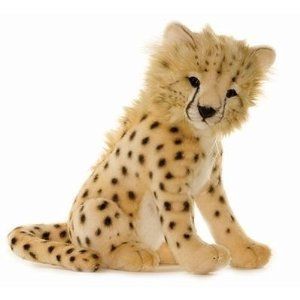 Hansa 12.75 Cheetah Cub Plush Stuffed Animal Toy