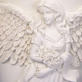 heaven sent stone angel cremation urn 
