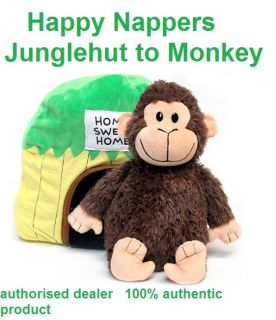 Happy Nappers The Perfect Play Pillow  Jungle Hut to Monkey 21 with