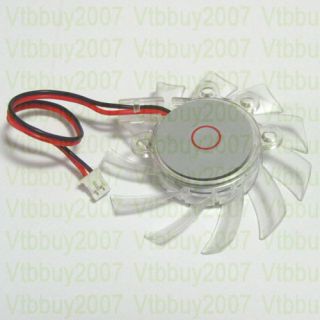  Graphics Card Cooler Cooling Fan Blade 55mm 2 0 2P Connector