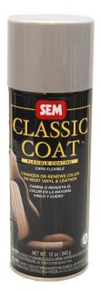 SEM Classic Coat Lt Graphite Vinyl Leather Spray Paint