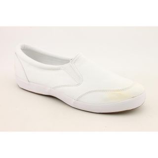 Grasshoppers Tamra Womens Size 12 White x Wide Textile Loafers Shoes