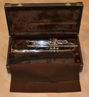  Trumpet Silver Excellent w Case Trade Harrelson Trumpets Shop