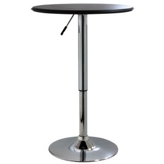 The AmeriHome Adjustable Height Bar Table makes a great addition to