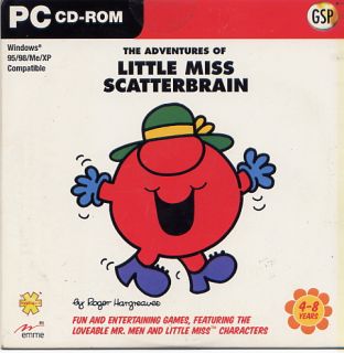  ADVENTURES OF LITTLE MISS SCATTERBRAIN PC CD ROM / ROGER HARGREAVES