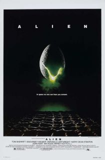 Alien Poster Movie E 27x40 Tom Skerritt Sigourney Weaver Veronica