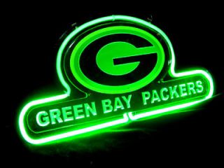 Green Bay Packers Football Beer Bar Neon Light Sign SD036