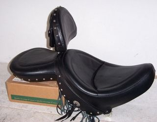 Harley Seat Deuce 00 06 Saddleman Explorer Seat with Back rest studs