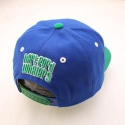 HARTFORD WHALERS NCAA CUSTOM SNAPBACK HAT CAP WHALE BLUE/GREEN