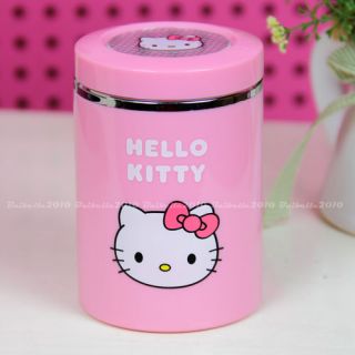 1pcs Hello Kitty Cartoon Ashtray with LED Light Pink