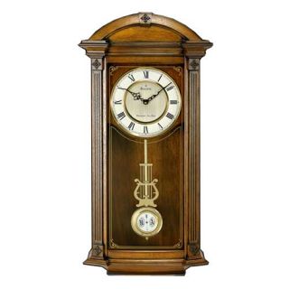 Bulova C4331 Hartwick Solid Wood Case Chime Mantel/Wall Clock