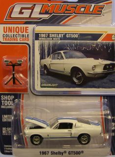 GREENLIGHT COLLECTIBLES 1 64 SCALE WIMBLEDON WHITE 1967 SHELBY GT500