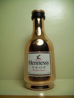 Miniature Hennessy COGNAC VSOP 2011 version gold glass Bottle