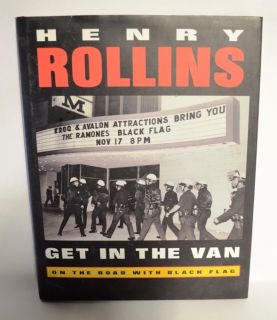  in The Van on The Road with Black Flag by Henry Rollins 1995