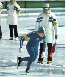 Speed Skating Anne Henning Gloria Trade Card 1972 54