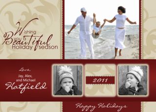 Christmas Custom Personalized Photo HOLIDAY CARDS Digital File   You