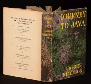 1957 Journey to Java Harold Nicolson First Edition with Unclipped