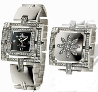 Haurex Italy Swarovski Crystal Wristwatch Watch