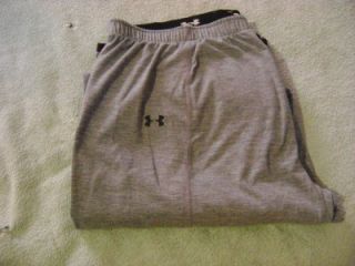 Nice Mens Under Armour Athletic Pants Gray Cold Gear Medium