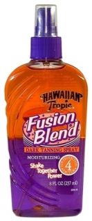 Hawaiian Tropic Fusion Blend Dark Tanning Spray Oil SPF4 Huge 319ml