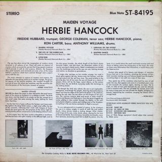 Herbie Hancock Maiden Voyage LP Blue Note BST84195 US 65 NY RVG
