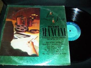 Henry Mancini Living Strings Play LP RCA Camden Mono