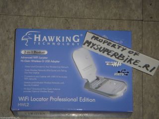 NEW Hawking HWL2 Hi Gain Wi Fi Locator Professional Edition   USB