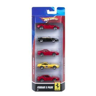 Hot Wheels Ferrari 5 Pack   Styles May Vary: Toys & Games