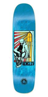 Black Label Matt Hensley Stained Glass Skateboard Deck Blue
