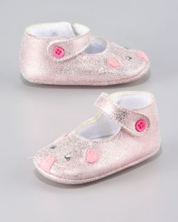 Little Marc Jacobs Baby Mouse Mary Janes, Pink Pearl   