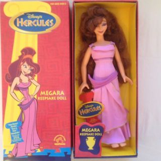 RARE Disneys Hercules 15 Keepsake Megara Doll Collectible