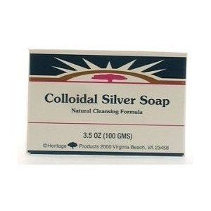 heritage soap bar colloidal silver 3 5 oz heritage soap bar colloidal