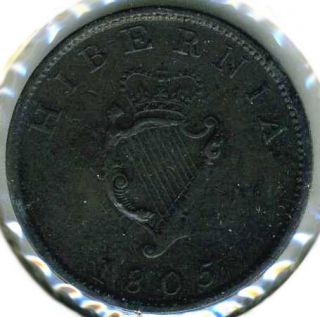 Ireland 1805 Hibernia Coin King George III
