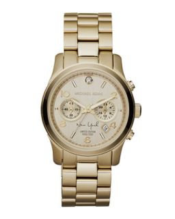 Michael Kors Mid Size NY Limited Edition Golden Stainless Steel