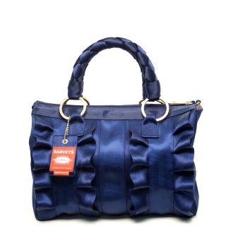 Harveys Seatbelt Bags INDIGO BLUE LOLA SATCHEL, Never Produced RARE 4