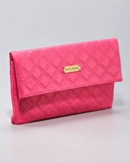 Marc Jacobs Eugenie Quilted Leather Clutch, Large   