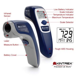 Kintrex IRT0421 Non Contact Infrared Thermometer with Laser Targeting