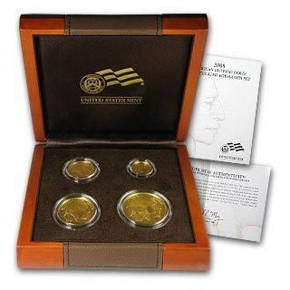 2008 W (4 Coin) Gold Buffalo Set   BU Uncirculated