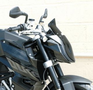 KTM Superduke Skidmarx Headlight Cover in Black or Tint