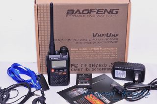  BaoFeng UV 3R MarkII Dual Band Dual Display 2 way VHF/UHF FM Radio