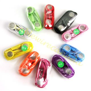 10 x Color Earphones Headphones with Mic for iPhone 4S 4 3GS iPod