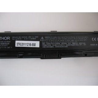 Replacement 6 Cell 10.8v 4400mah Battery Pack for Toshiba