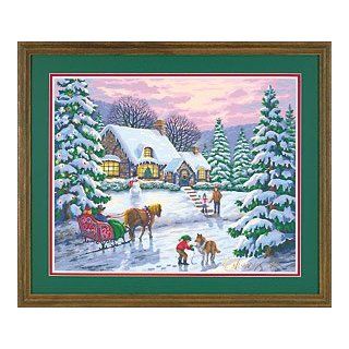 Dimensions PaintWorks Paint by Number Kit, Winter Scene