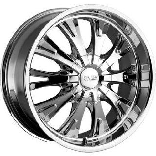 Cruiser Alloy Cake 22x9.5 Chrome Wheel / Rim 5x4.5 & 5x4.75 with a