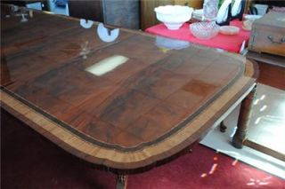  Large Mahogany Dining Table 12 ft Scalloped Corners MSRP $9000