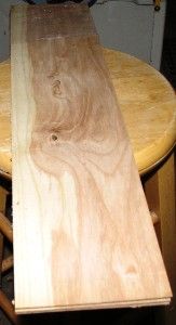 Thin Hickory 24 x 5 5 x 1 8 Lumber Boards Wood Flat Shipping SKU 1